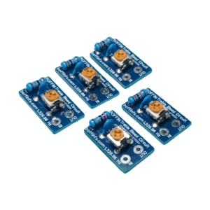 Guitar Adjustable Treble Bleed Circuit 1,326 Hz Blue 5 Pack for Vintage Output Humbucker and Single Coil Guitars (Blue)