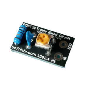 Adjustable Treble Bleed Circuit | Precision 1,592 Hz Frequency Tuning (High Output)