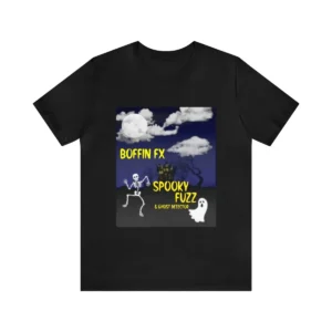 Boffin FX Spooky Fuzz & Ghost Detector Unisex Jersey Short Sleeve Tee Black