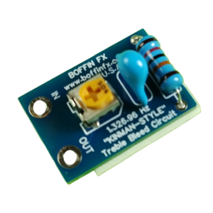 Kinman Adjustable Treble Bleed 1,326 Hz (Blue) - For PRS & Low Output Humbucker and Single Coil Guitars