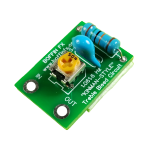 Kinman Adjustable Guitar Treble Bleed 1,061 Hz (Green) - For PRS & Vintage Output Humbuckers and Single Coil Guitars