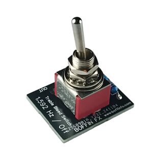 Guitar Treble Bleed Switch 1,592 Hz On/Off - High Output - Black