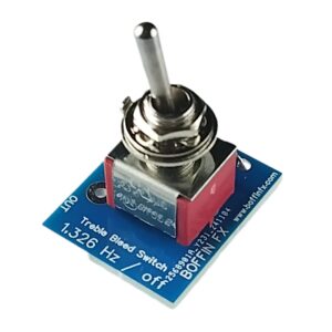 Guitar Treble Bleed Switch 1,326 Hz On/Off - Vintage Output - Blue