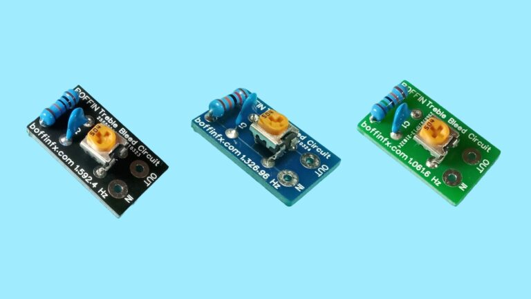 Treble Bleed Circuit for Epic Guitar Tone