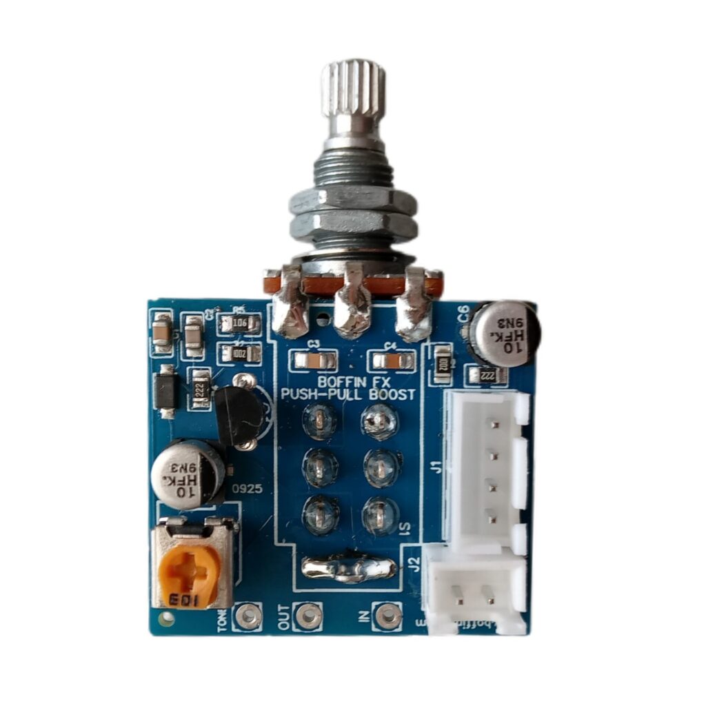 Push-Pull Booster Onboard Guitar Preamp 20dB 250K Pot with Treble Bleed Hookups