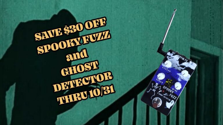 SAVE $30 OFF SPOOKY FUZZ and GHOST DETECTOR THRU 10/31