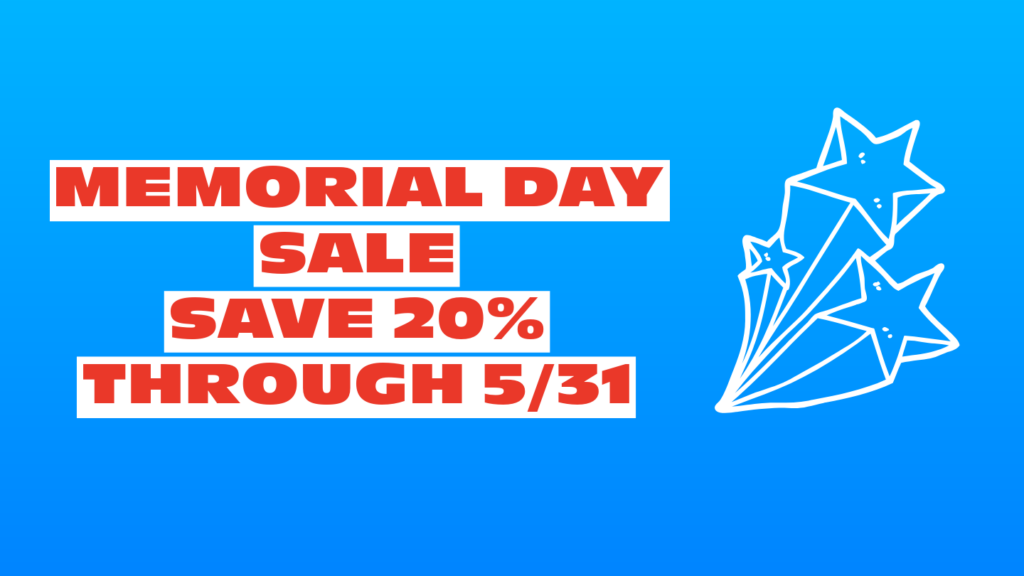 Memorial Day Sale